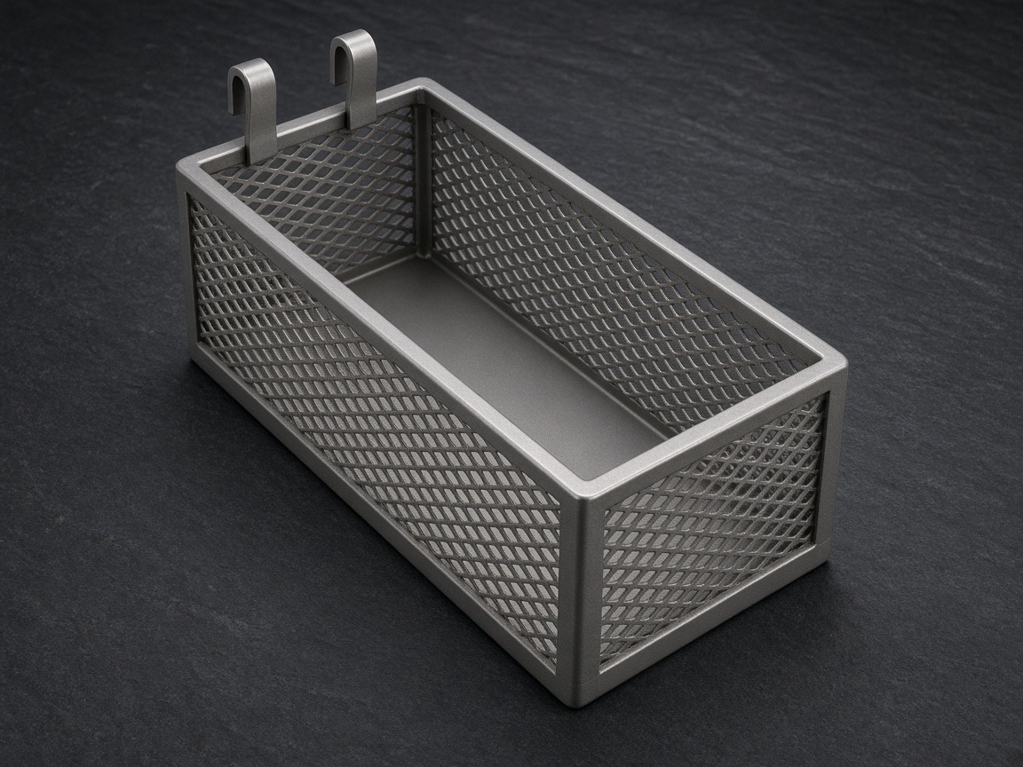 Custom heavy-duty rectangular anode basket